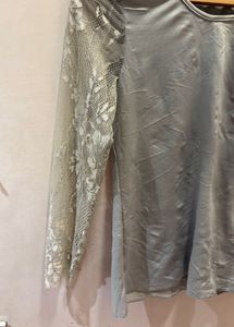 Beautiful Lace Sleeve Top