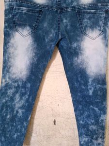 Acid Wash Ripped Jeans