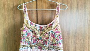 Elegant Pink Embroidered Gown