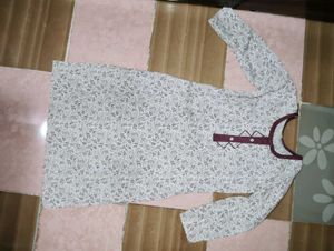 Floral Print Long Sleeve Dress