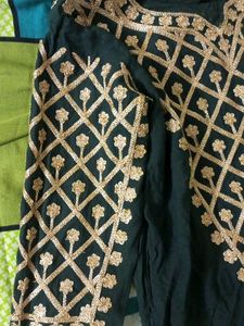 Dark Green Anarkali🤩 New Year Offer 💯