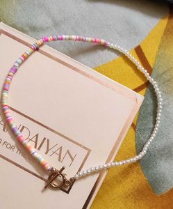 Beads And Pearl Choker