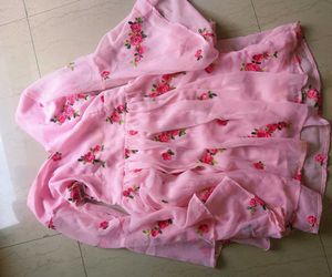 Pink Floral Mini Dress