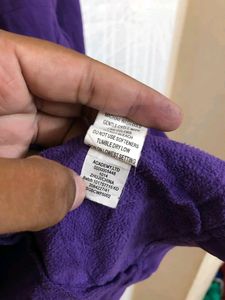 PURPLE long Sleeve t-shirt Jacket