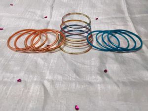Colorful Beaded Bangle Set