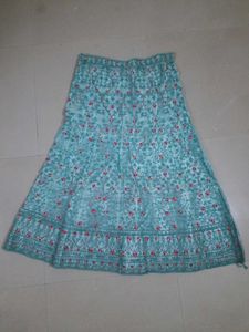 Blue Embroidered Lehenga