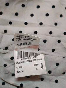 Black Blazer with Polka Dot Lining