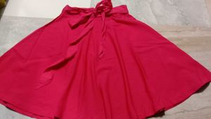 Stylish Pink Ethnic Skirt