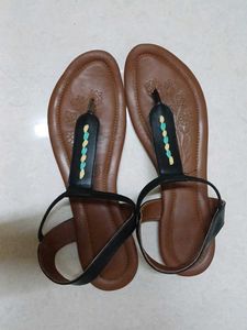 Brown Flats &amp; Sandals