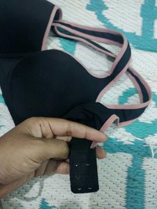 Black Crisscross Sports Bra