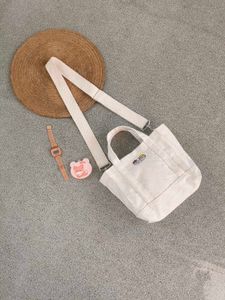 Korean Canvas Bucket Bag