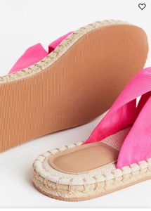 H&amp;M Pink Bow 🎀 Pinteresty Espadrille Flats