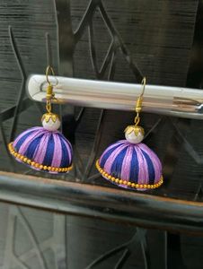 Purple Jhumkas
