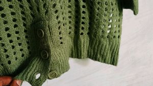 Green Knit Sweater