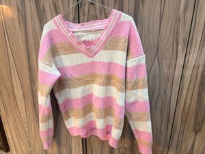 Striped Knit Sweater