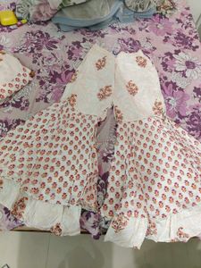 Bunaai Cotton Sharara Set