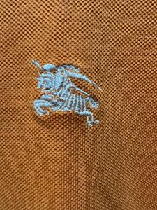 Burberry London Orange Polo TShirt