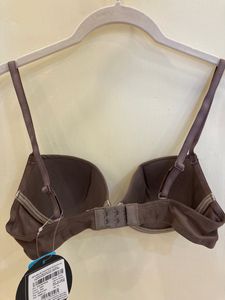 Brown Padded Underwire Bra