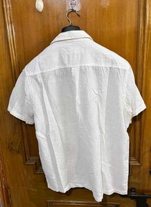 ETA(WESTSIDE) WHITE EMBROIDERED RELAXED FIT SHIRT