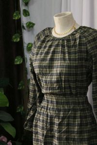H&amp;M Plaid Midi Dress