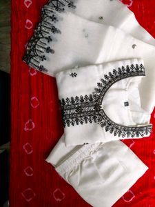 White Embroidered Salwar Kameez