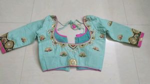Heavy Work Saree With Lovely Blouse
