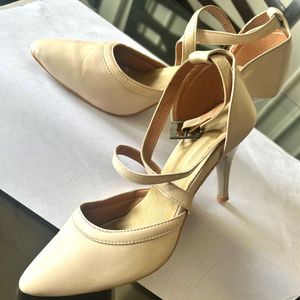 Elegant Beige Heels
