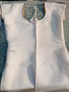 Elegant cream Kurta set