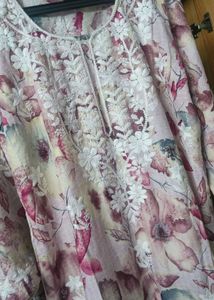 New Luknowi Kurti Set