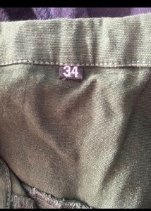 Army Colour Women Jacket