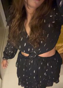 Chic Black Cutout Mini Dress