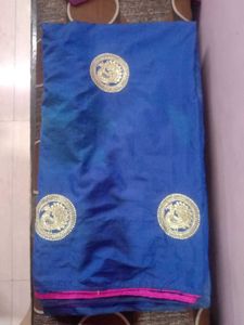 Festive Saree With Matching Blouse