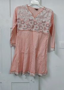 Beautiful Embriodery Cotton Kurti