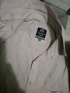 Men's Beige Casual Shirt