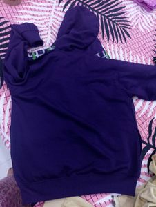 Purple Hoodie Jacket For Boys