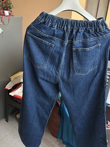 Dark Blue Wide Leg Jeans