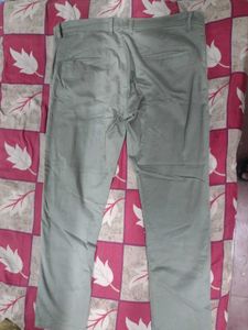 Green Casual Pants