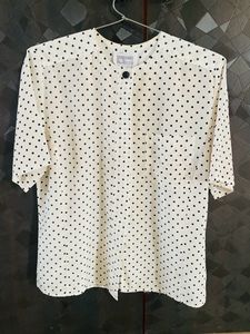 Satin Silk Polka Shrug