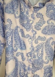 Paisley Print Shirt Dress