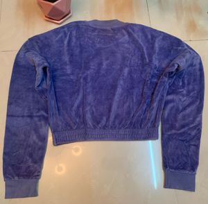 Blue Velvet Sweatshirt