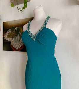 Elegant Teal Dress