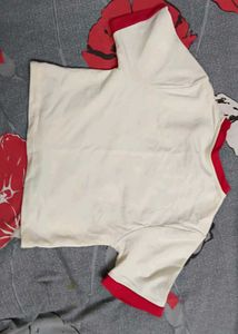 Smiley Face Ringer Tee