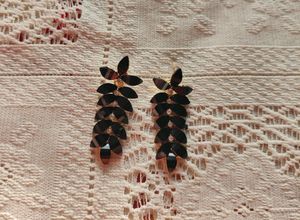 Black statement Earrings (Women)