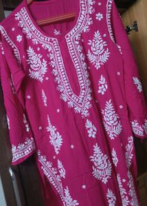 premium chikankari kurti set