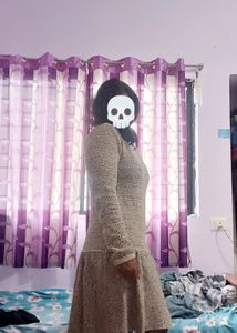 Cute Pary Wear Woolen Dress
