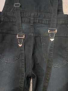 Black Denim overalls