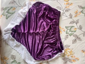 Purple Satin Shorts 💜
