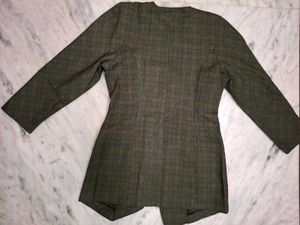 Vintage Plaid Blazer