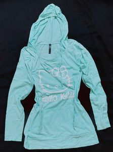 Hello Kitty Cute Hoodie Like Top