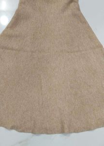 A Line Woolen Skirt